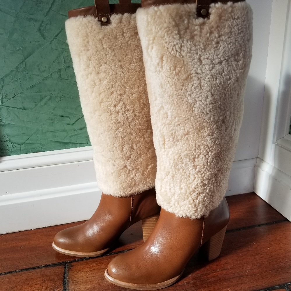 ugg australia women's ava knee high exposed